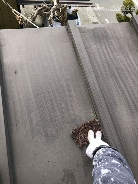 諏訪市中洲M邸屋根塗装ケレンサビ止め