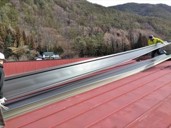 台風被害屋根工事