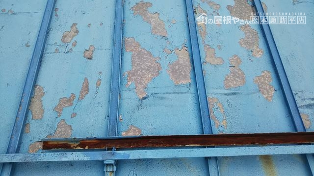 松本市寿製菓工場屋根