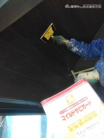 諏訪山荘屋根壁修繕