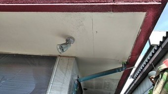 塩尻市緑ヶ丘 軒天塗装