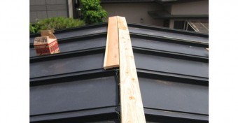 屋根カバー工法「板金被せ工法