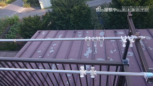 岡谷市川岸屋根カバー工法