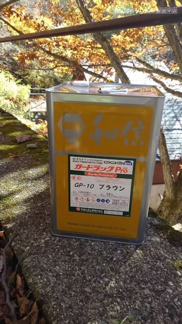 茅野市北山別荘ウッドデッキ塗装