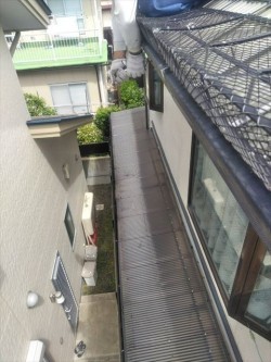 諏訪市大和S邸雨どい交換