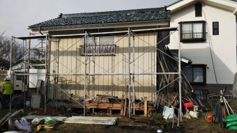 東筑摩郡麻績村M邸物置屋根葺き替え
