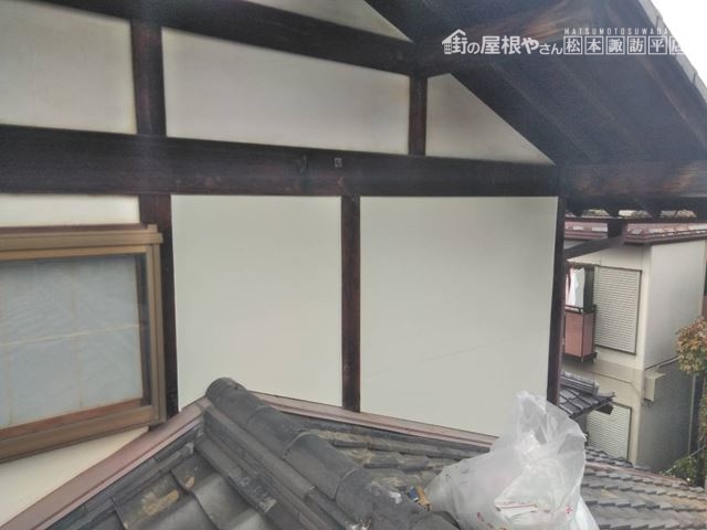 松本市元町漆喰補修