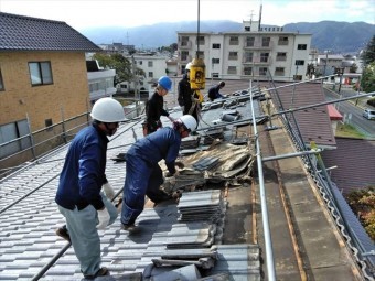 金属瓦葺き替え
