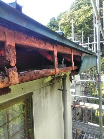木曽郡王滝村すがもれ軒天