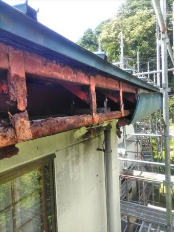 木曽郡王滝村すがもれ軒天