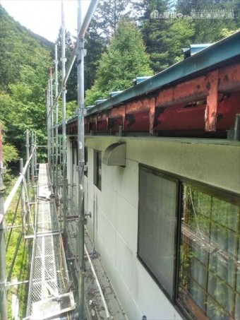 木曽郡王滝村すがもれ軒天
