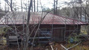 茅野市北山U邸別荘屋根塗装