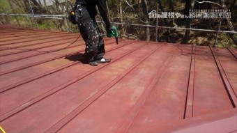 茅野市北山U邸別荘屋根塗装