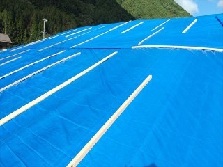 台風被害屋根工事