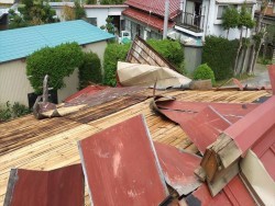 台風被害屋根工事