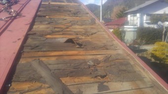 上伊那郡辰野町I邸屋根葺き替え