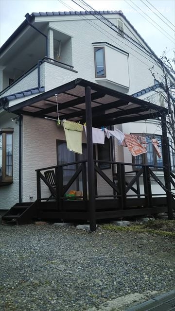塩尻市広丘M邸ポリカ張替え