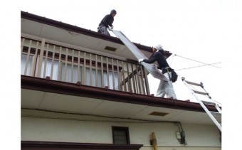 屋根カバー工法「板金被せ工法