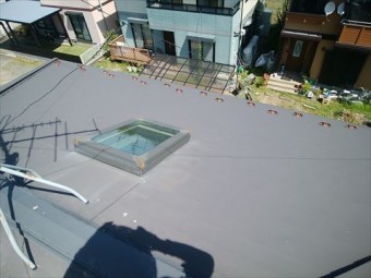 塩尻市鋼板屋根