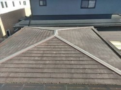 スレートにタフワイドカバー工法
