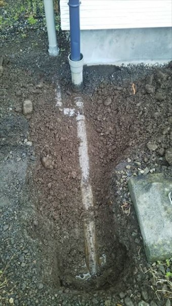 塩尻市広丘M邸マス工事