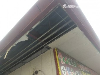 塩尻市緑ヶ丘 軒天塗装