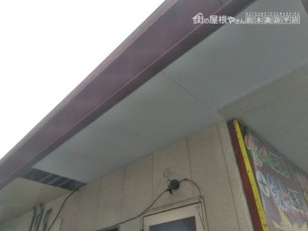 塩尻市緑ヶ丘 軒天塗装