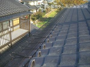 雪止め設置完工