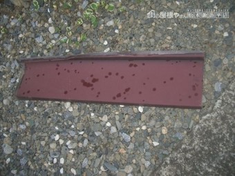 塩尻市宗賀破風板飛散
