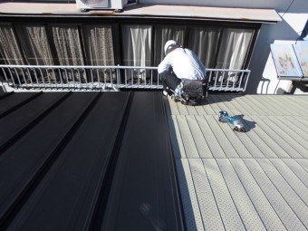諏訪市小和田F邸屋根葺き替え