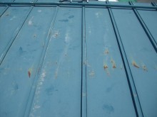 安曇野市穂高 倉庫屋根塗装
