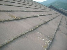 松本市梓川 屋根塗装点検