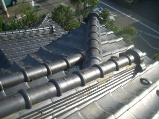 塩尻市大門T様瓦積み直し