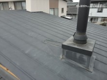 松本市屋根フッ素塗替え施工前