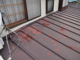 下屋根さび