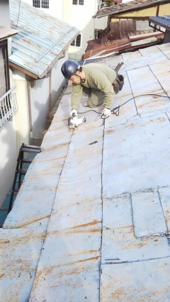 諏訪市小和田F邸屋根葺き替え