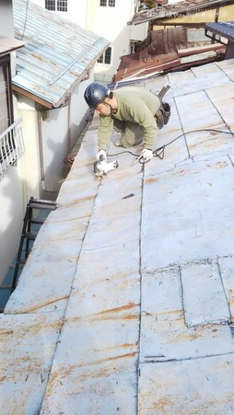 諏訪市小和田F邸屋根葺き替え