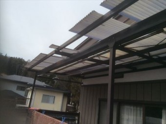 トタン屋根現調