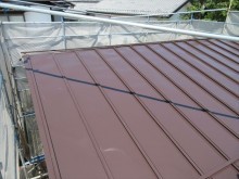 安曇野市穂高 倉庫屋根塗装