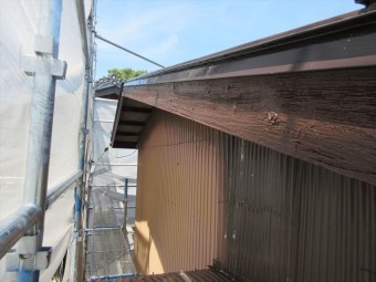 安曇野市穂高 倉庫屋根塗装
