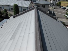 松本市笹賀 屋根塗装下見