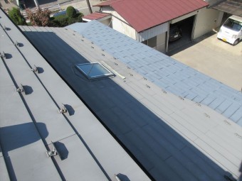 松本市笹賀 屋根塗装下見