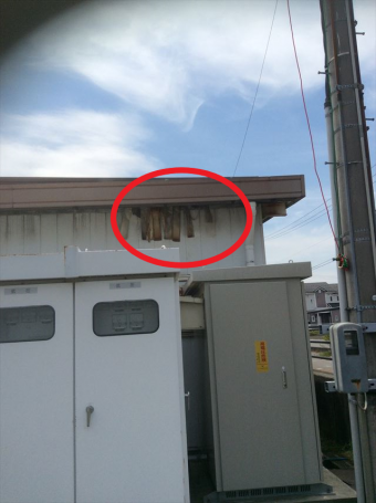 ボイラー室屋根