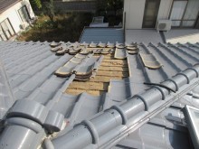 瓦屋根雨漏り