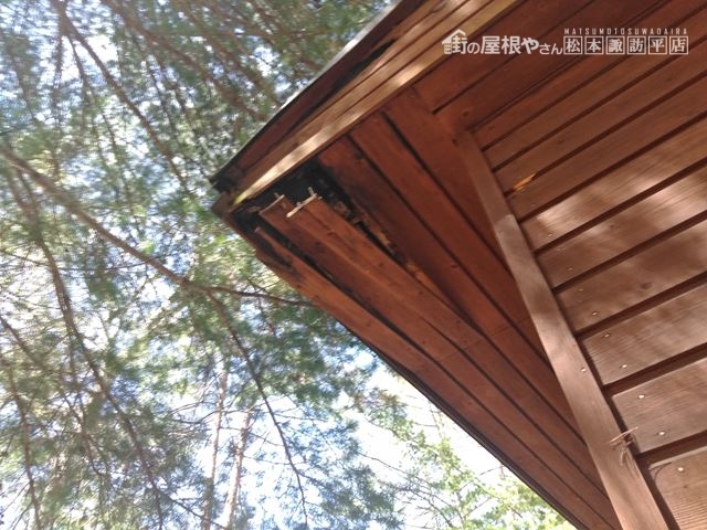茅野市豊平 屋根・軒天