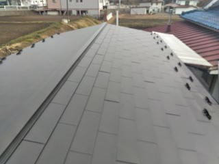 上伊那郡箕輪町I邸物置屋根葺き替え