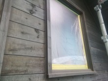諏訪山荘屋根壁修繕