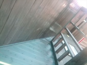 諏訪山荘屋根壁修繕