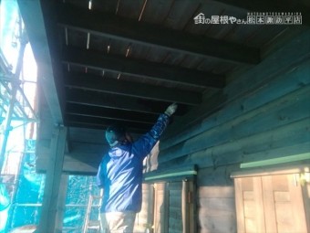 諏訪山荘屋根壁修繕
