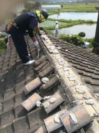 セメント瓦葺き替え